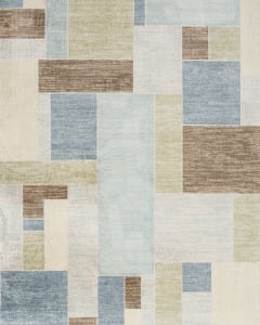 Astra Machine Washable ASW09 Blue Green Rug