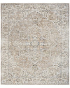 Astra Machine Washable ASW12 Beige Area Rug