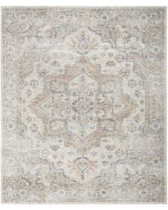 Astra Machine Washable ASW12 Silver Grey Rug