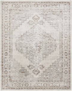 Astra Machine Washable ASW11 Grey Area Rug