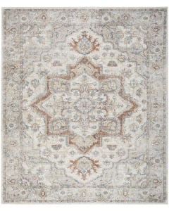 Astra Machine Washable ASW12 Grey Multicolor Area Rug