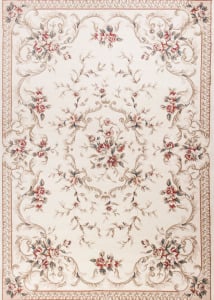 Avalon 5606 Ivory Aubusson Area Rug