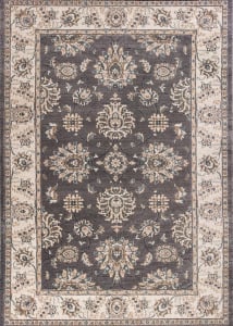 Avalon 5608 Grey/Ivory Kashan Area Rug