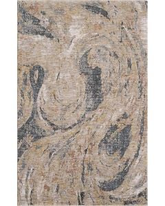 Avani 8410 Ivory Blue Waves Area Rug