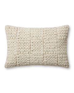 Avery PMH0061 Natural 13" x 21" Lumbar Pillow