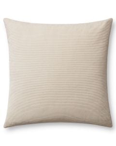 Beatrice PMH0048 Ivory 22" x 22" Throw Pillow