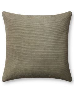 Beatrice PMH0048 Olive 22" x 22" Throw Pillow