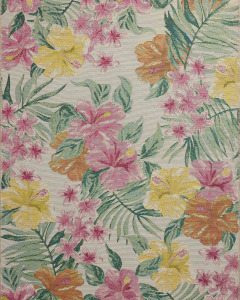 Botanical BOT-03 Ivory/Sunrise Area Rug