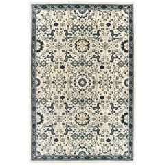 Bowen 73j Ivory/Navy Area Rug