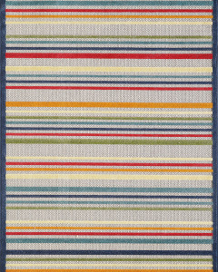 Calla 6927 Ivory/Multi Stripes Area Rug