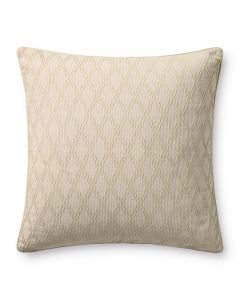 Cary PCJ0036 Ivory 26" x 26" Throw Pillow