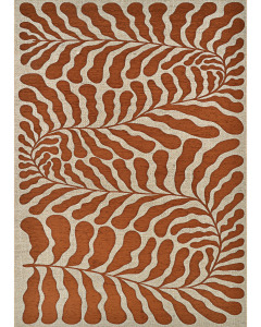 Castille Fiore Terra Cotta Area Rug