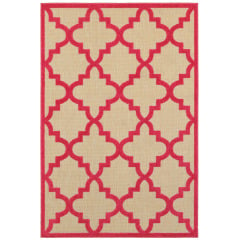 Cayman 660p Sand/Pink Area Rug
