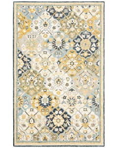 Alfresco 28406 Blue/Gold Area Rug
