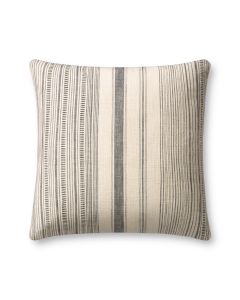 Celina PAR0015 Ivory/Grey 18" x 18" Throw Pillow