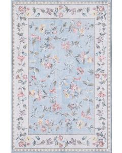 Chantelle 3307 Blue Ivory Laurel Area Rug