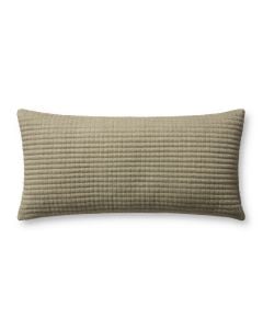 Christopher PJBR0002 Green 12" x 27" Lumbar Pillow
