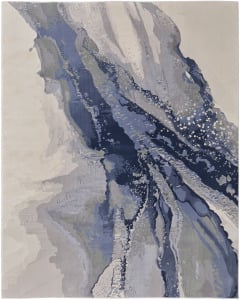 Clio 39K2F Blue/Gray/Ivory Area Rug