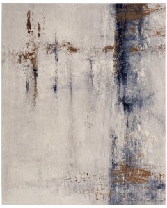 Clio 39LXF Ivory/Blue/Brown Rug