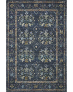 Courtyard COU-04 Navy Area Rug