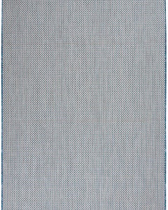 Courtyard COU01 Ivory Blue Area Rug