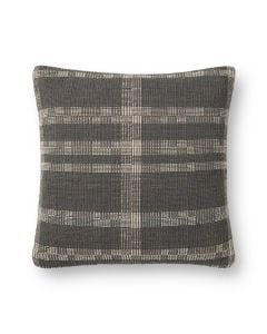 Cove PAL0022 Smoke/Natural 18" x 18" Throw Pillow