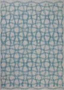 Easton ESN-10 Fog/Teal Area Rug