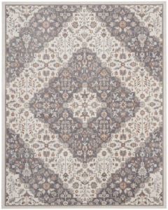 Elation ETN08 Ivory Grey Area Rug