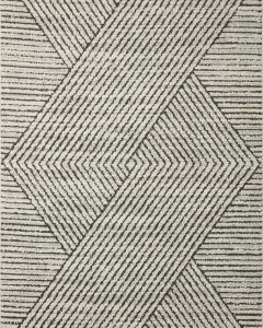 Fabian FAB-06 Charcoal/Ivory Area Rug