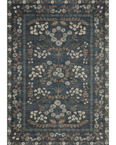 Fiore FIO-01 Navy Grey Area Rug