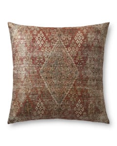 FP0009 Red/Multi 36" Pillow