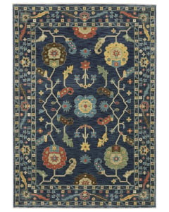 Francesca fr03f Blue/Multi Area Rug