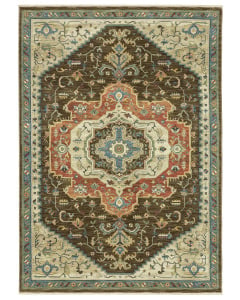 Francesca fr09m Brown/Multi Area Rug