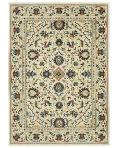 Francesca fr10a Ivory/Multi Area Rug