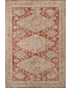 Gaia GAA-02 Gold/Brick Area Rug