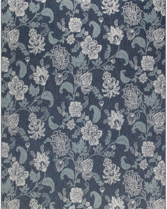 Garden Oasis GOA03 Navy Area Rug