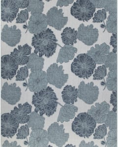 Garden Oasis GOA04 Blue Area Rug