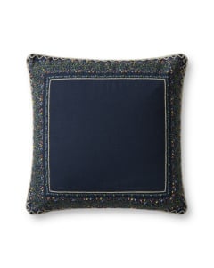 Garden Vines PRP0080 Blue/Multi 18" x 18" Throw Pillow