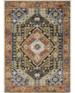 Gemma GEM03 Rust Area Rug