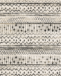 Georgia 8826e Ivory/Black Area Rug