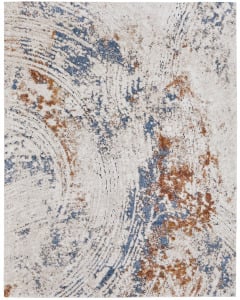 Gilmore 39MMF Ivory/Blue/Orange Rug
