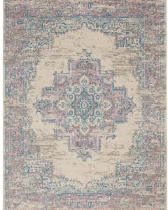 Grafix GRF14 Ivory/Pink Area Rug