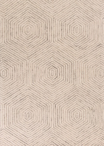Gramercy 1607 Ivory Honeycomb Area Rug