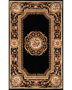 Harmony India HAI12 Black Area Rug