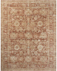 Heritage HER-03 Brick/Multi Area Rug