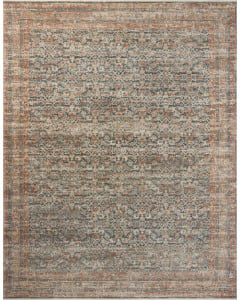 Heritage HER-12 Blue/Rust Area Rug