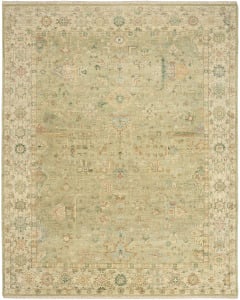 Heritage Vine HTV07 Green Area Rug