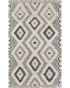 Indio IND-5 Black Area Rug