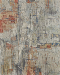 Jaxson 39PWF Gray/Orange/Ivory Area Rug
