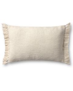 Jett PMH0063 Ivory 13" x 21" Lumbar Pillow
